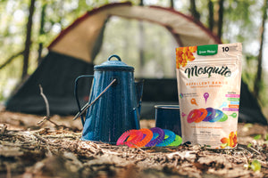 Mosquito Bracelet Pack Outdoors while Camping