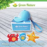 Green-Nature Mosquito Repellent Slap Bracelet , Wristband 3 Pack with Cartoon Figures Blue Hat - the green nature store