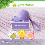 Green-Nature Mosquito Repellent Slap Bracelet , Wristband 3 Pack with Cartoon Figures Lilac Hat - the green nature store