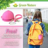 Green-Nature Mosquito Repellent Slap Bracelet , Wristband 3 Pack with Cartoon Figures Pink Hat - the green nature store